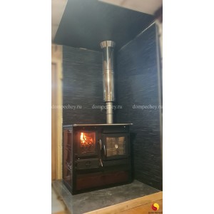 Отопительно-варочная печь Guca Guliver Thermo Stone, левая