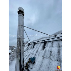 Монтаж печи камина и дымохода