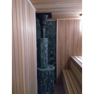Установка печи Ферингер и отделка парной
