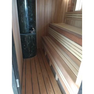 Установка печи Ферингер и отделка парной