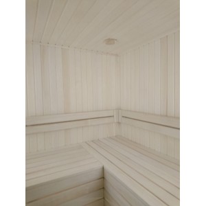 Установка печи Гефест в баню и отделка парной