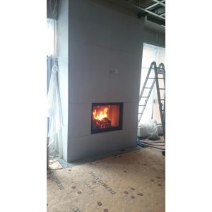 Монтаж каминной топки Piazzetta MA 262 SL под ключ