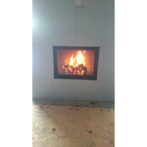 Монтаж каминной топки Piazzetta MA 262 SL под ключ