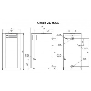 Газовый котел Лемакс Classic-25W