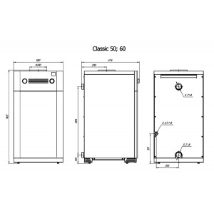Газовый котел Лемакс Classic-60