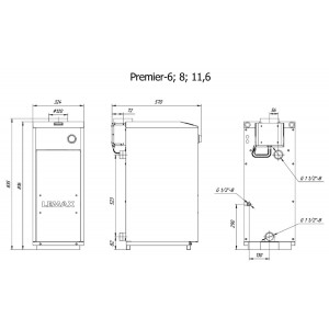 Газовый котел Лемакс Premier-11,6