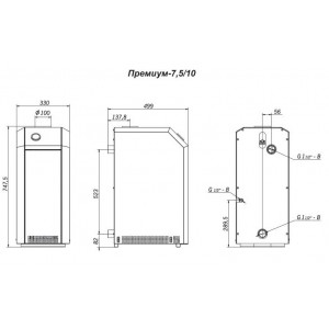 Газовый котел Лемакс Премиум-10
