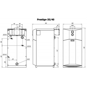 Газовый котел Лемакс Prestige-35