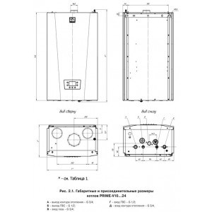 Газовый котел Лемакс Prime-V10