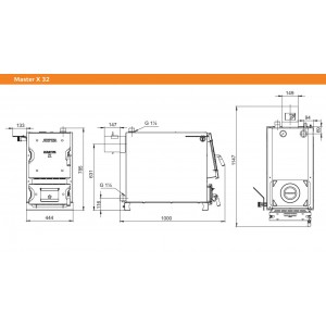 Твердотопливный котел Zota Master X-32П