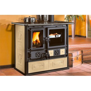 Отопительно-варочная печь La Nordica Rosa 4.0 Liberty PANN (Бежевый)