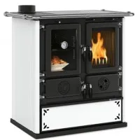 Отопительно-варочная печь La Nordica Rosetta Sinistra BII Steel Bianco Puntinato (Белый)