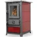 Отопительно-варочная печь MBS OLYMP PLUS L DARK RED