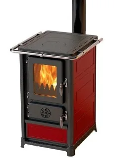 Отопительно-варочная печь MBS OLYMP PLUS L DARK RED