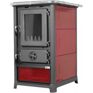 Печь-камин MBS Olymp Plus Dark Red L