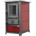 Печь-камин MBS Olymp Plus Dark Red L