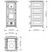 Отопительно-варочная печь MBS Olympia Plus Red L
