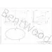 Купель для бани Bentwood овальная, 1,12х1,83х1,1 из сращенных ламелей лиственницы натуральной