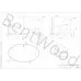 Купель для бани Bentwood овальная, 0,95х1,60х1,0 из дуба мореного