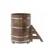 Купель для бани Bentwood овальная, 1,02х1,68х1,4 из сращенных ламелей лиственницы мореной
