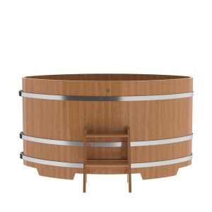 Купель для бани Bentwood овальная, 1,12х1,83х1,1 м из дуба натурального