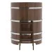 Купель для бани Bentwood угловая, 1,03х1,03х1,4 м из дуба мореного