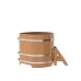 Купель для бани Bentwood угловая, 1,03х1,03х1.1 м из дуба натурального