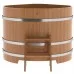 Купель для бани Bentwood угловая, 1,19х1,19х1,2 м из дуба натурального