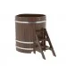 Купель для бани Bentwood угловая, 1,03х1,03х1,2 м из дуба мореного