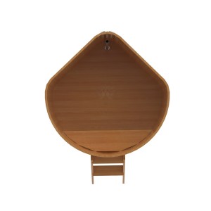 Купель для бани Bentwood угловая, 1,37х1,37х1.1 м из лиственницы натуральной премиум