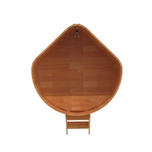 Купель для бани Bentwood угловая, 1,37х1,37х1.1 м из сращенных ламелей лиственницы