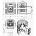 Чугунная печь для бани Этна Стандарт 18 (ДТ-4С)