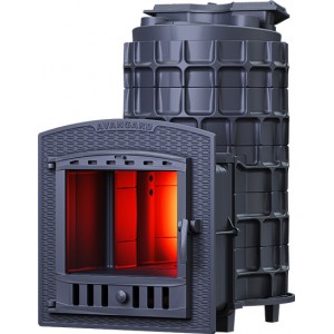 Чугунная печь для бани Гефест Авангард ЗК 35 (П2) Pro