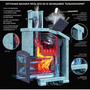 Комплект Гефест GFS ЗК 30 (М) Президент 1000/40 Талькохлорит