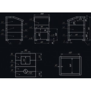 Комплект Гефест Гром 30 (П2) Президент 1000/40/50 Талькохлорит