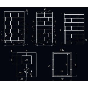 Комплект Гефест Гром 40 (П2) Классика 1150/45 Талькомагнезит кирпич