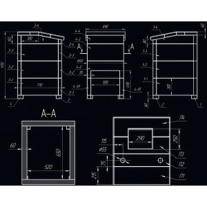 Комплект Гефест Гром 40 (П2) Президент 1170/60 Талькомагнезит