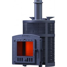 Чугунная печь для бани Гефест Искандер ЗК 16 (П2) Ураган
