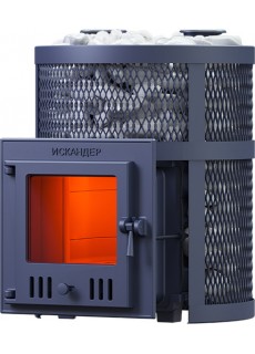 Чугунная печь для бани Гефест Искандер ЗК 18 (M) Pro Ураган