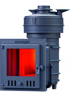 Чугунная печь для бани Гефест Искандер ЗК 18 (М) Pro
