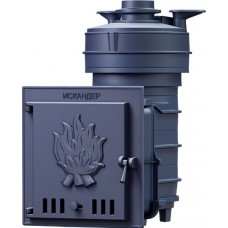 Чугунная печь для бани Гефест Искандер ЗК 18 Pro