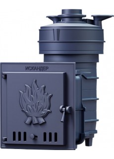 Чугунная печь для бани Гефест Искандер ЗК 18 Pro
