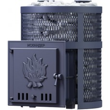 Чугунная печь для бани Гефест Искандер ЗК 18 Pro Ураган