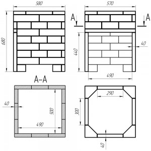 Комплект Гефест Искандер ЗК 18 (П2) Pro Оптима Змеевик кирпич (680/40)