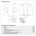 Печь-камин ABX Dover I panel (черная сталь панель серая сталь)