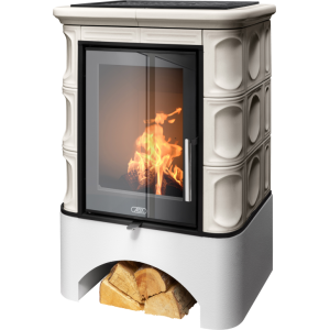 Печь-камин ABX Marina Exclusive (перламутр)