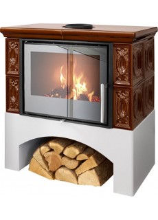 Печь-камин ABX Panonie Exclusive (коричневый)