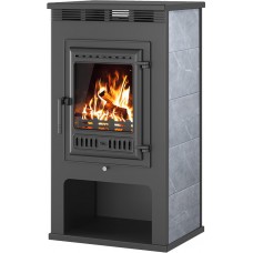 Печь-камин Астон 11 кВт (180 м3) Чугунная дверь