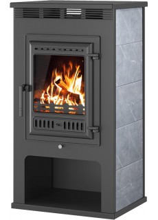 Печь-камин Астон 11 кВт (180 м3) Чугунная дверь