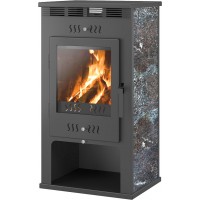 Печь-камин Астон 11 кВт (180 м3) Амфиболит
